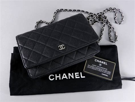 new chanel black caviar woc|CHANEL Caviar Quilted Wallet on Chain WOC Black.